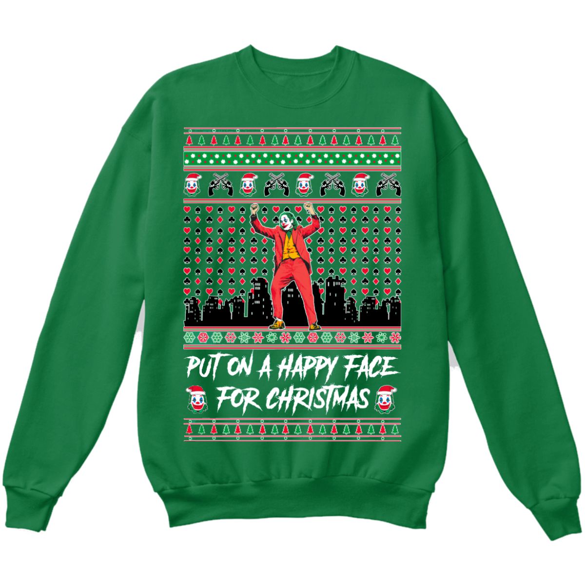 crew neck christmas sweater