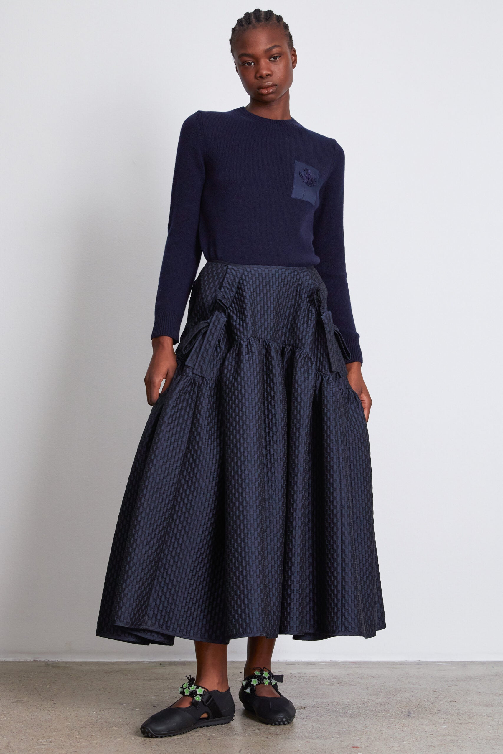 CECILIE BAHNSEN JUSTICE SKIRT UK8 ロングスカート スカート