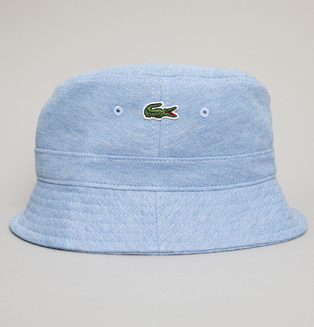 møde reductor Indvending Lacoste Organic Cotton Pique Bucket Hat Cloudy Blue – Bronx Clothing
