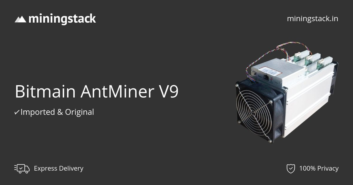 Bitmain AntMiner V9 Bitcoin ASIC Miner 