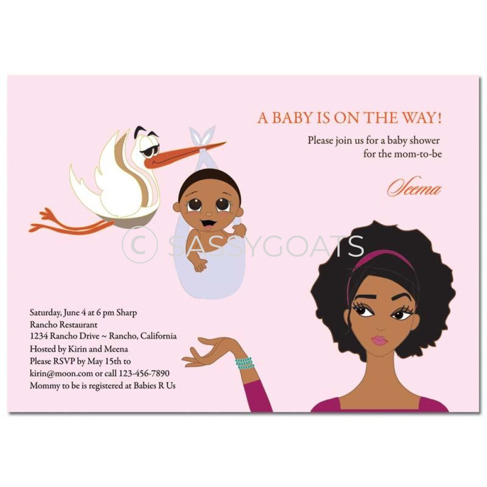 ethnic baby shower invitations