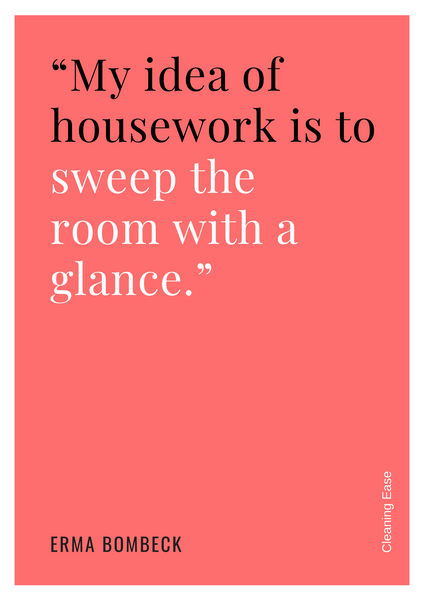 Home cleaning quote poster 1