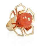 kerri parker carnelian flower ring