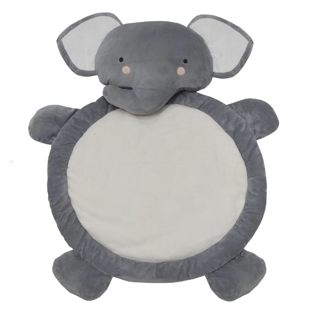 elephant baby plush play mat