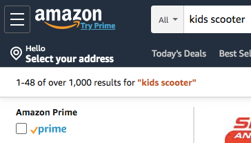 Amazon Results Kids Scooter