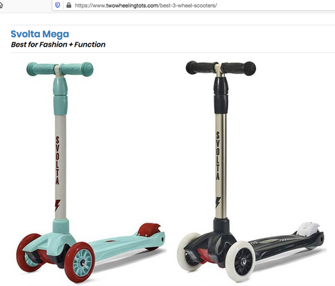 Two Wheeling Tots Scooter Review Mega Best for Fashion + Function