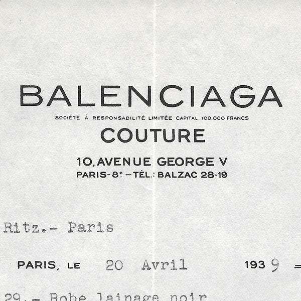 10 avenue george v balenciaga paris