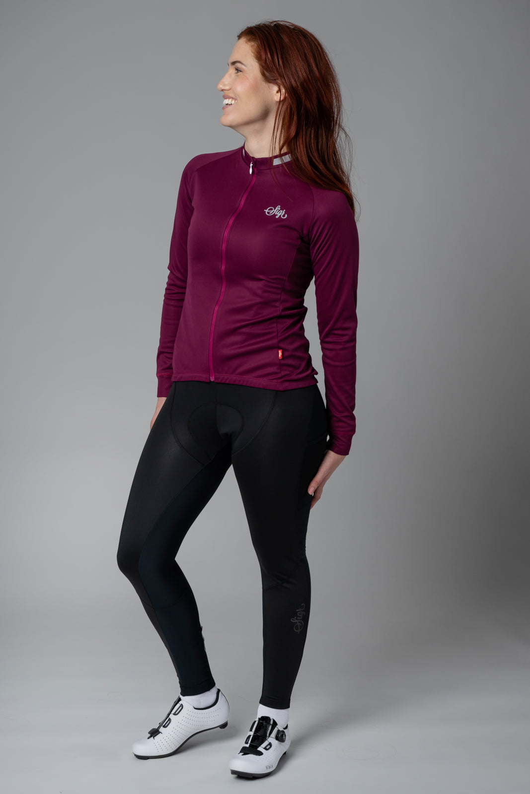 Krokus Deep Red - Warmer Long Sleeved Jersey for Women