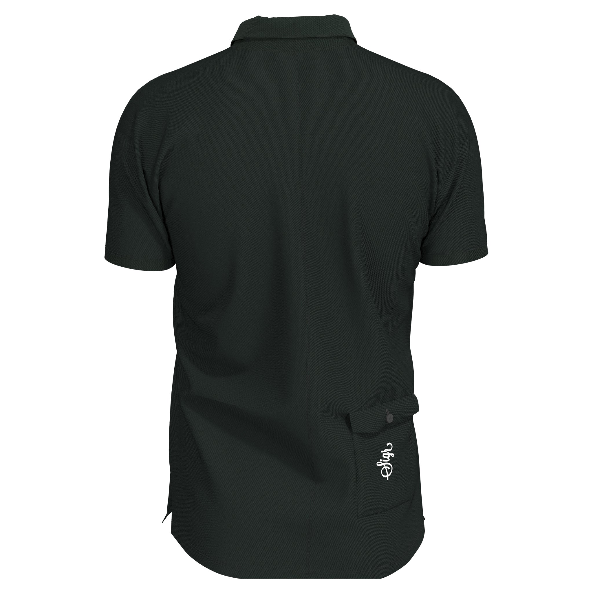 Pike - Dark Green Polo Shirt with Sigr Logo for Men