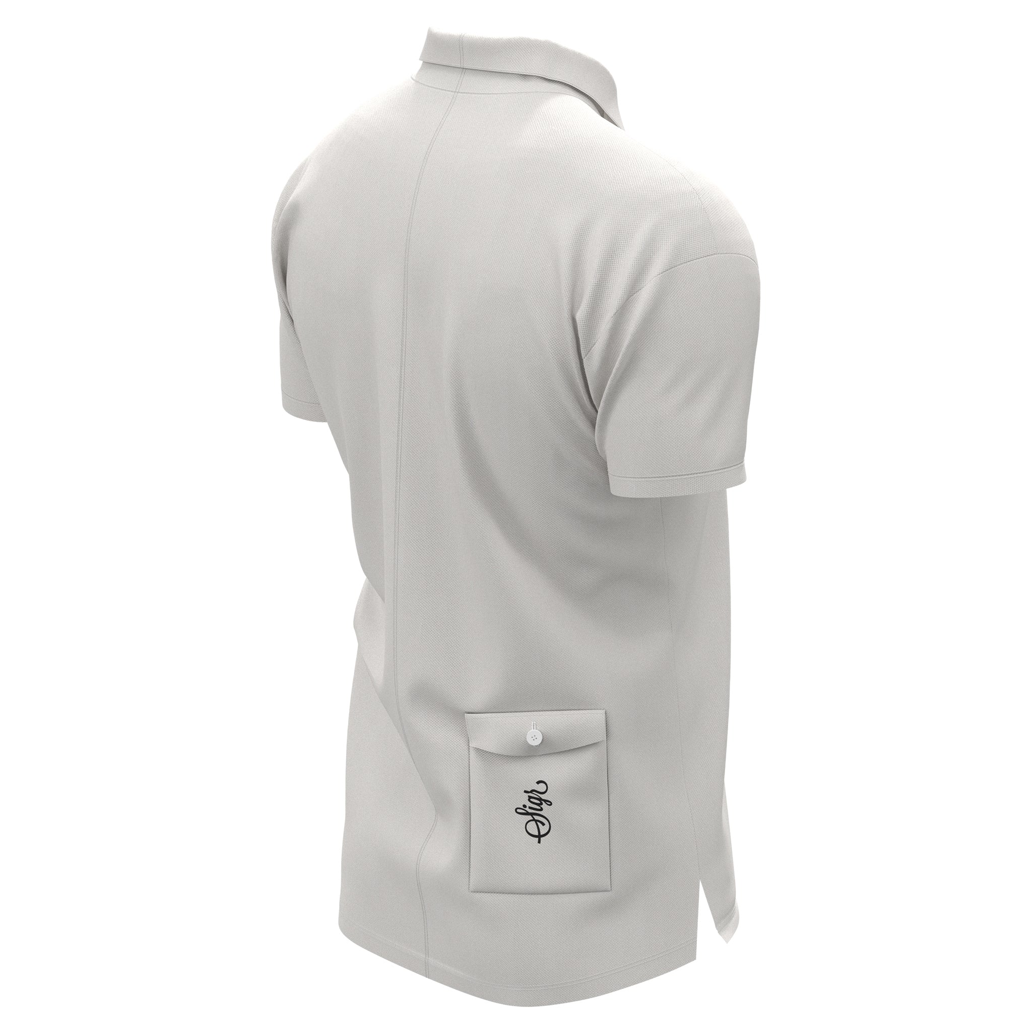 Pike - White Polo Shirt with Sigr Logo for Men