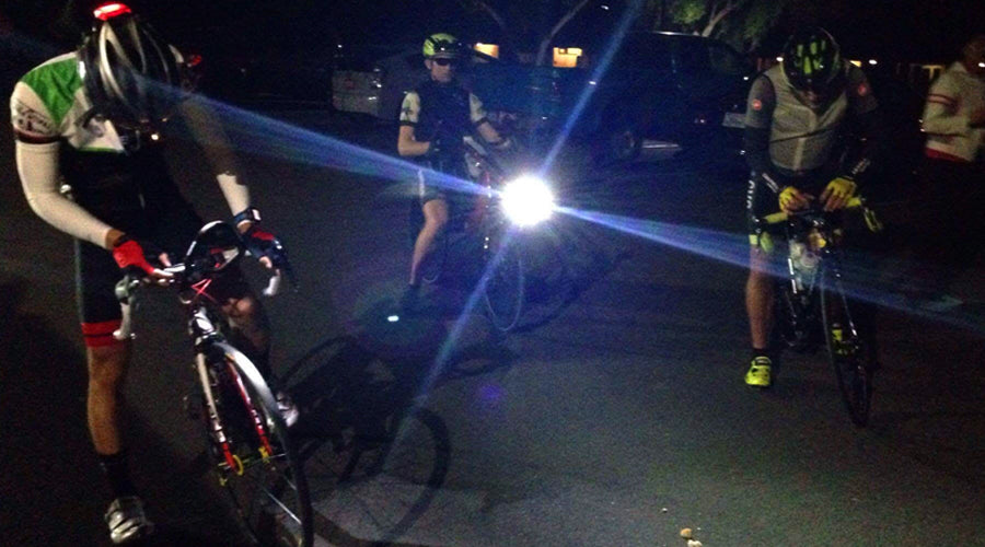 The ride start. Justin Too left, Jason Perez right. Photo Credit: Sonny Too.