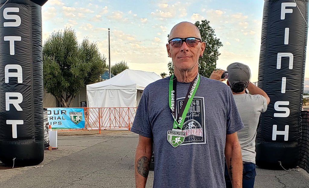 Jeffrey Ritter at the Finish Line