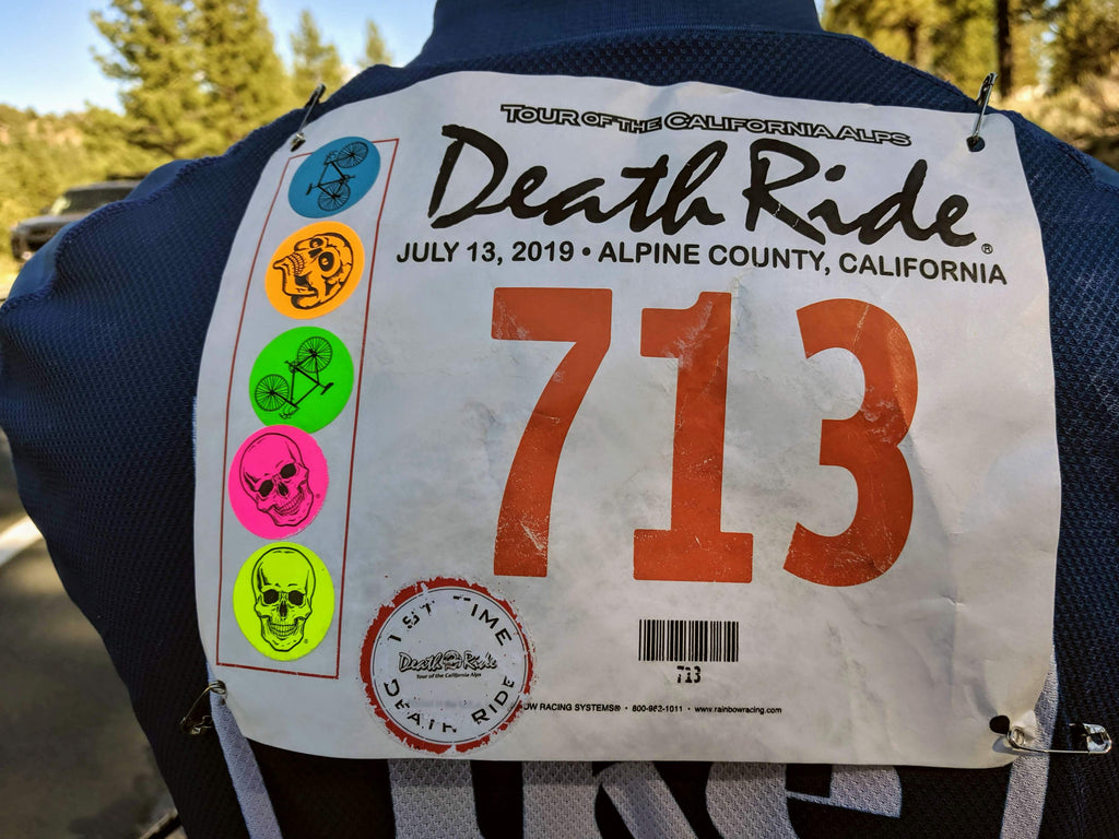 Death Ride Alpine County, CA stickers - collect all five