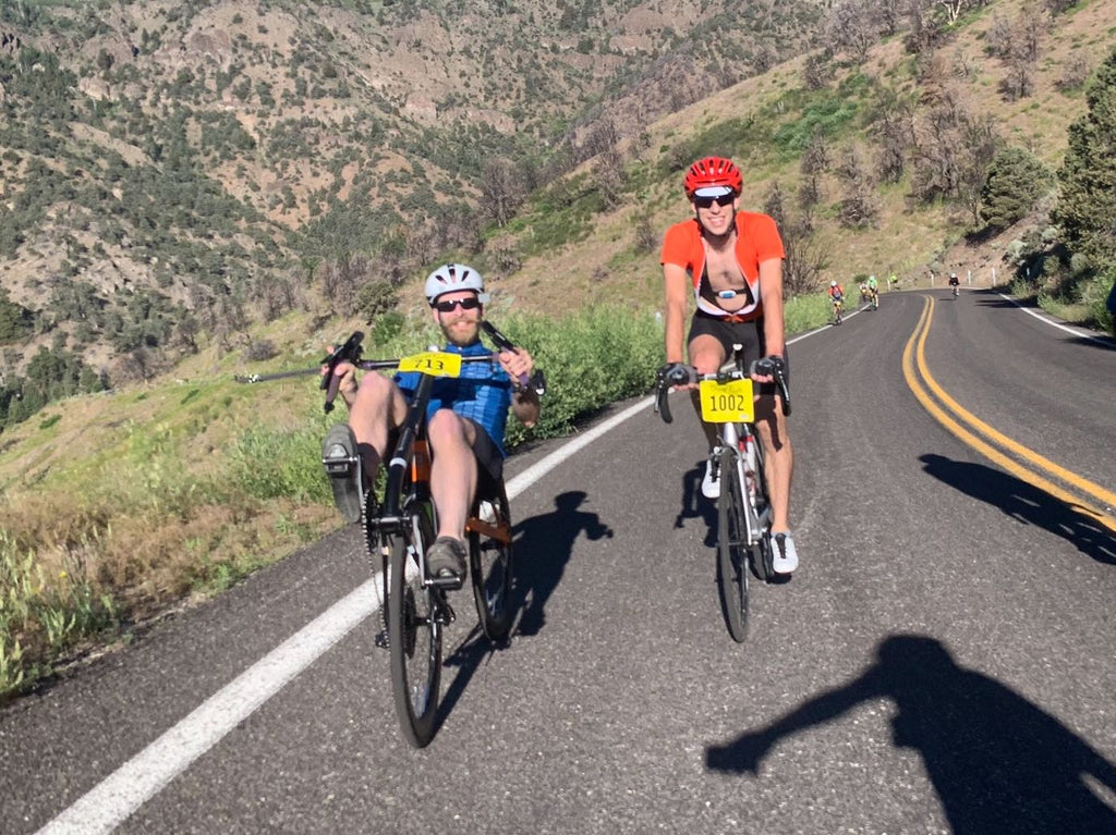 Enjoying early morning cycling conditions in the Death Ride of Alpine County, CA