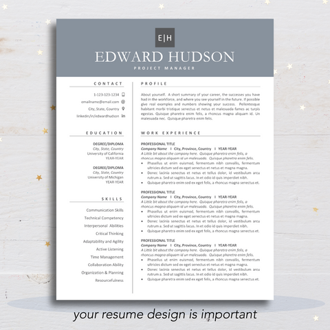 How to make a resume template, professional and modern resume and cv templates for microsoft word and apple pages