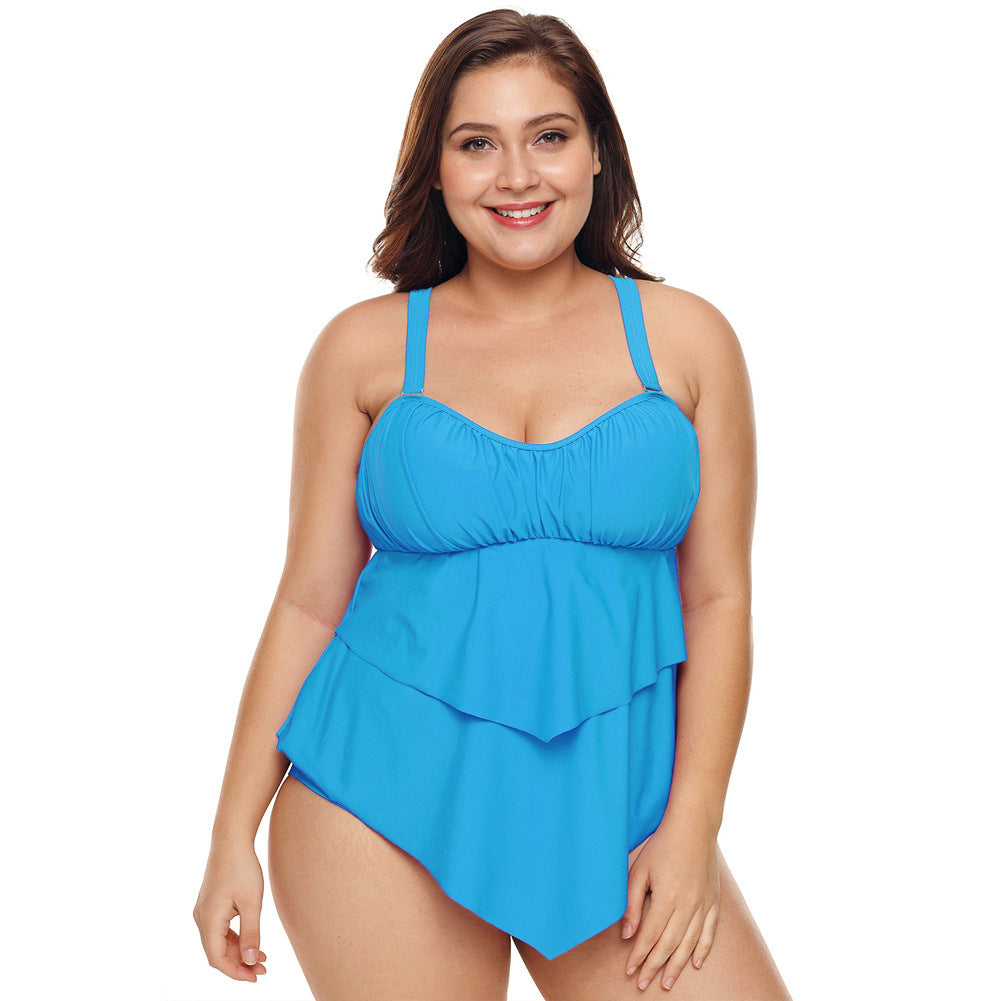 plus size ruched swimsuit