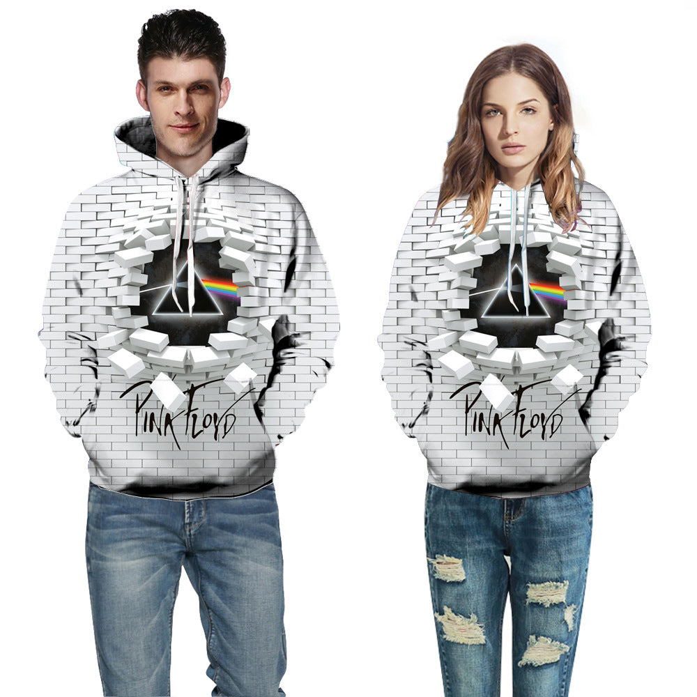 pink floyd 3d hoodie