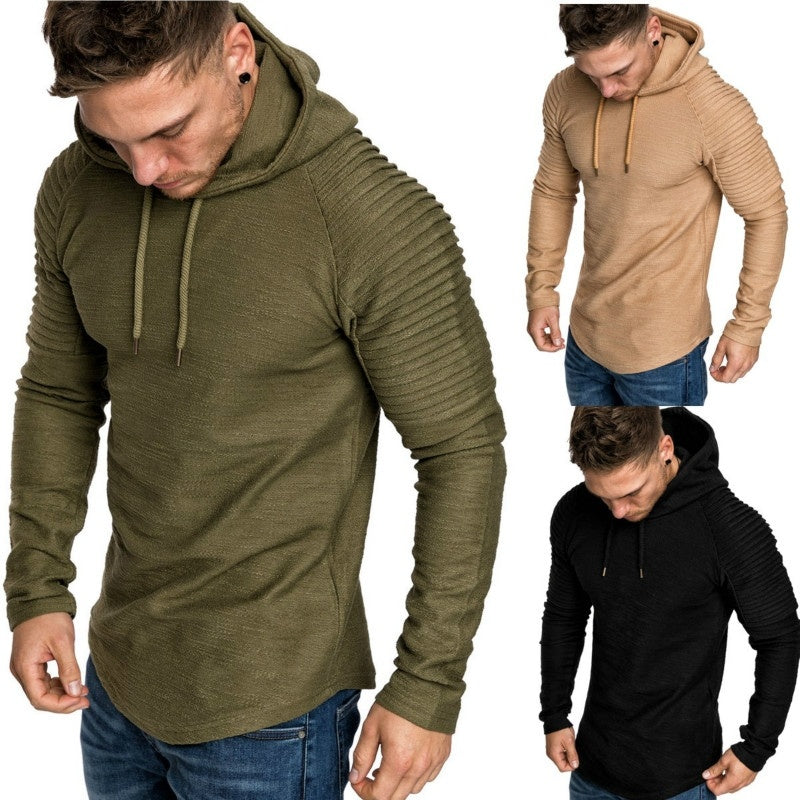 asymmetrical zip hoodie men's