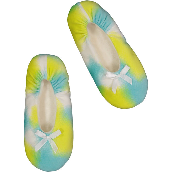 Women’s Teal Tie Dye Slipper Socks