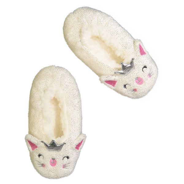 Kids Princess Kitty Slipper Socks