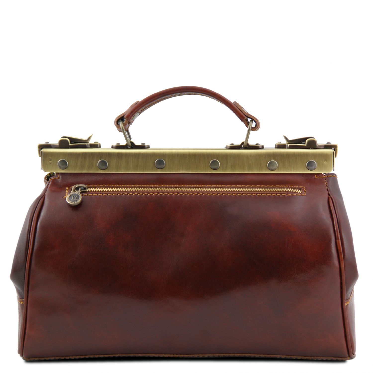 Tuscany Leather 'Michelangelo' Leather Gladstone Doctors Bag Doctors Bags Tuscany Leather
