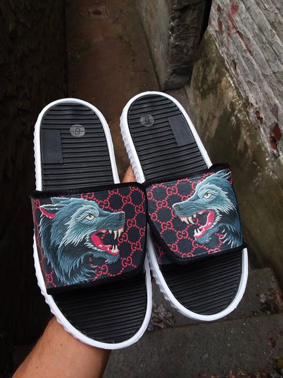 gucci slides custom