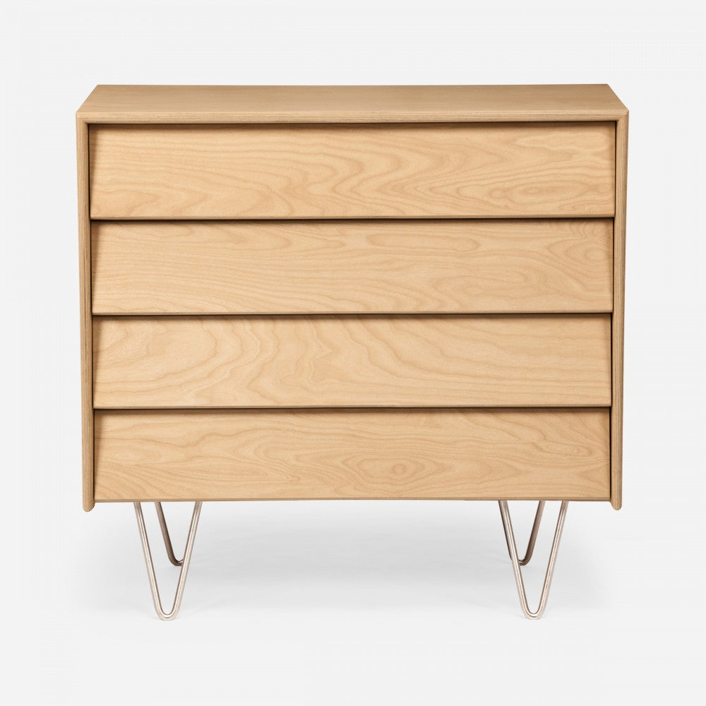 Case Study Furniture V Leg 4 Drawer Dresser Modernica Inc