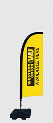 western union feather banners flags