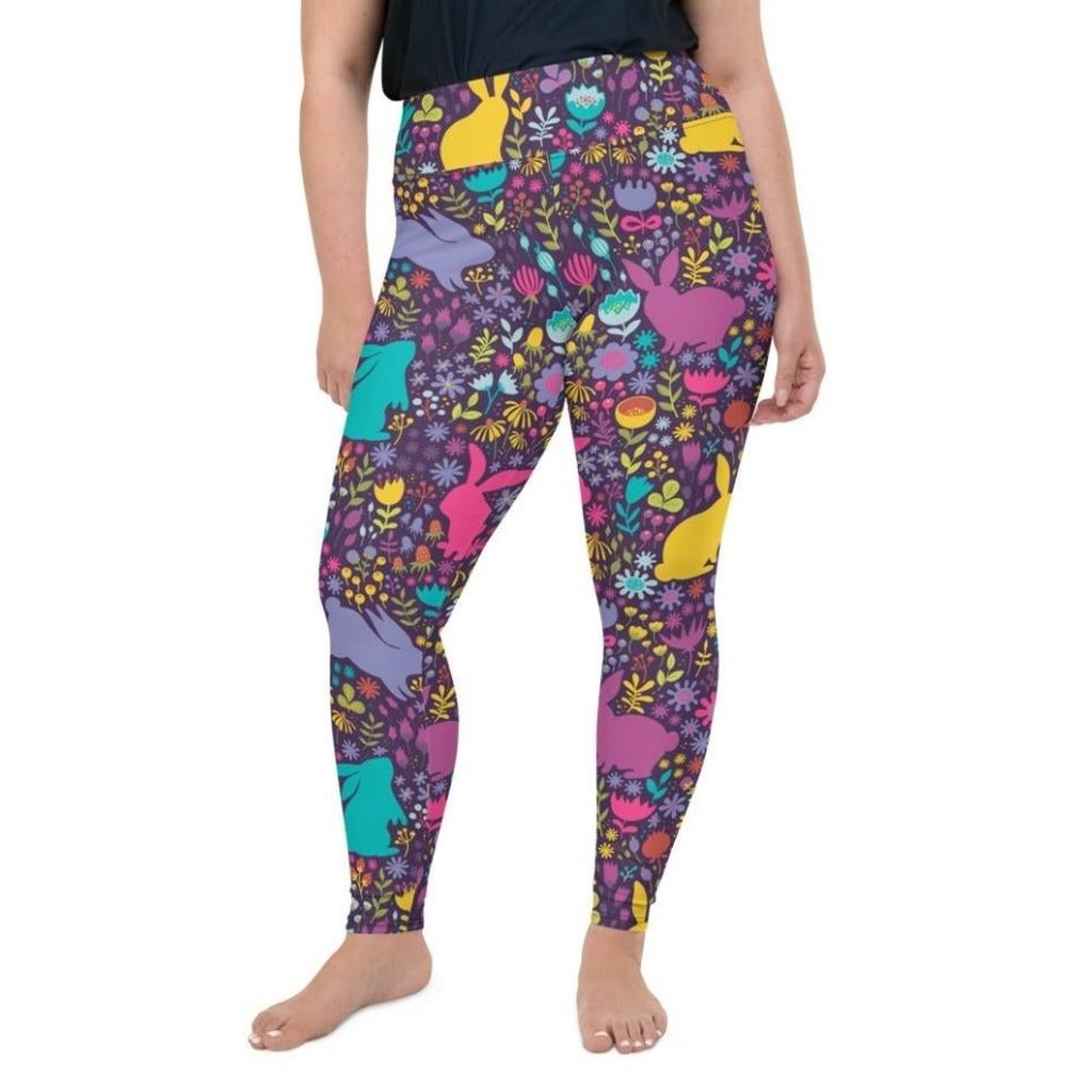 plus size easter leggings