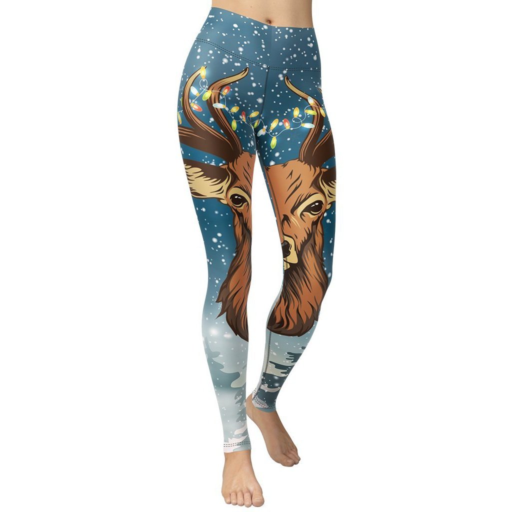 InterestPrint Custom Unique Stretchy Capri Leggings Skinny Pants for Yoga Running Pilates Gym XS-2XL 