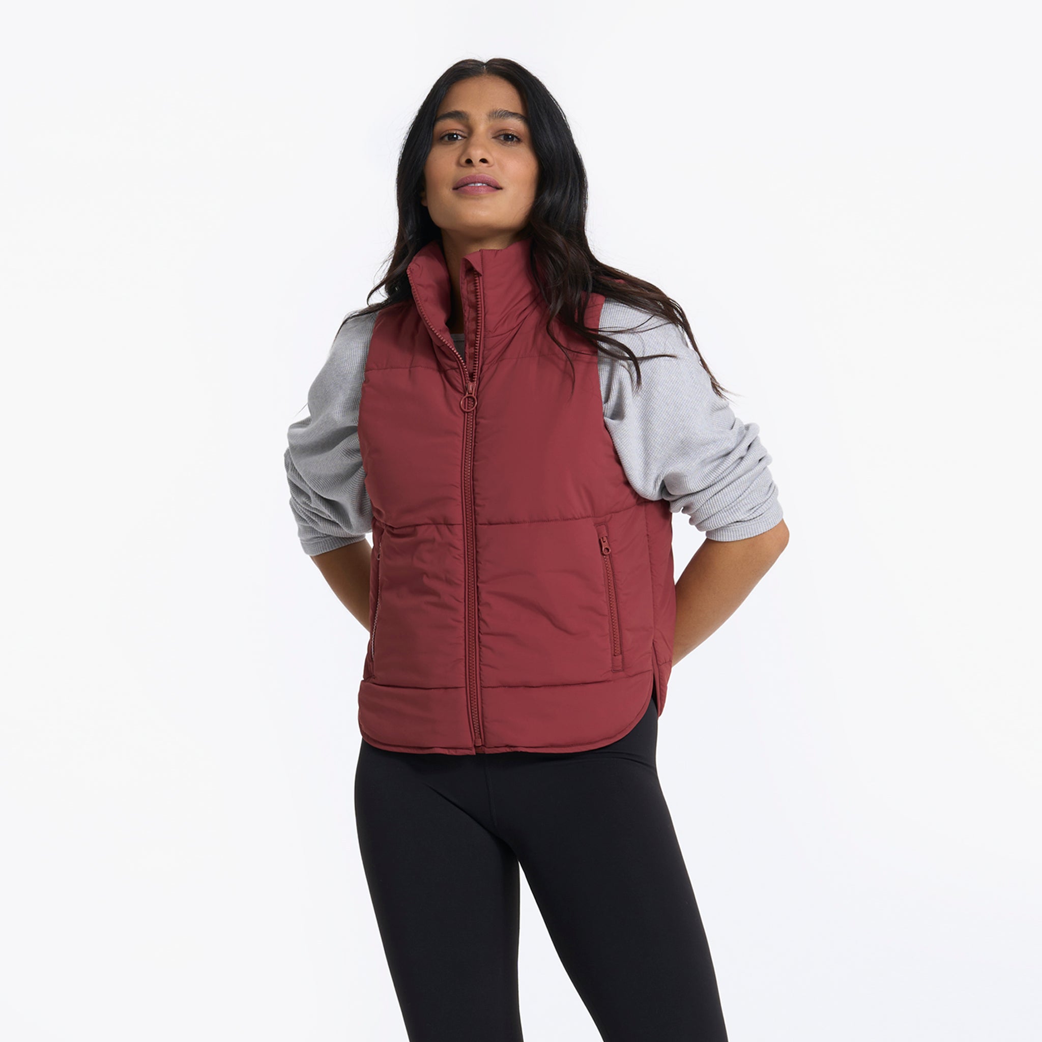 Canyon Insulated Vest | Red Currant Vest Women's | Vuori