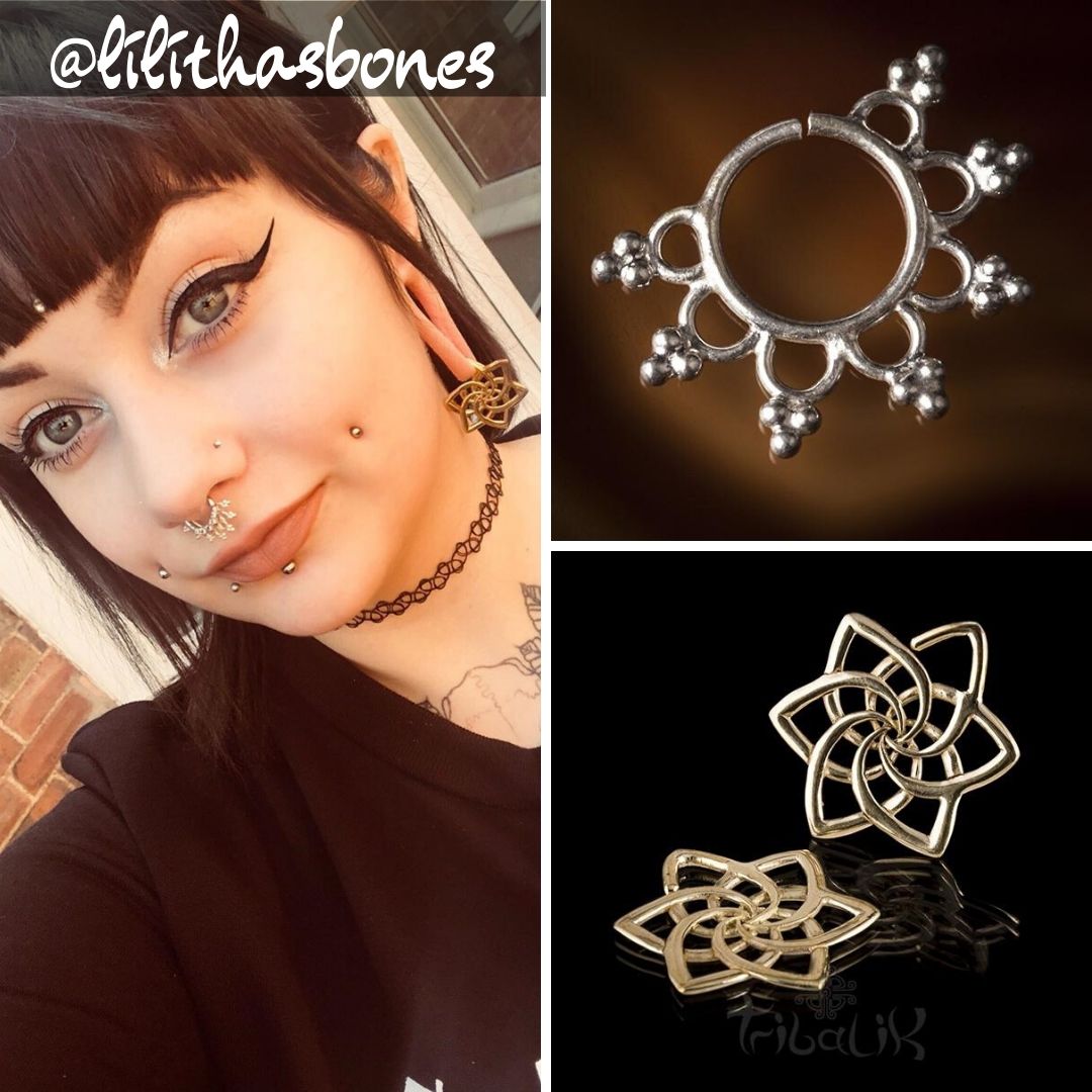 Lilithasbones wearing tribalik jewellery