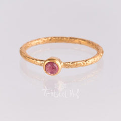 gold tourmaline ring