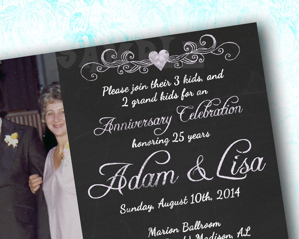 anniversary party invitations