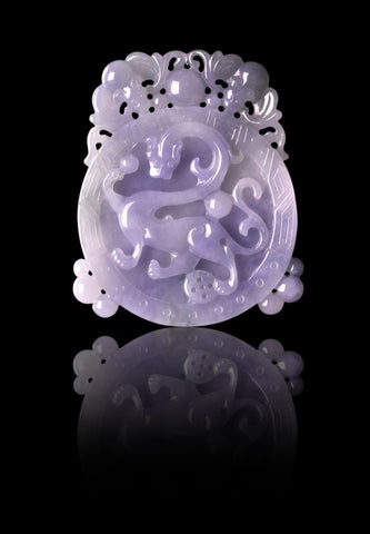 Lavender Jadeite from Lao Feng Xiang Jewelry