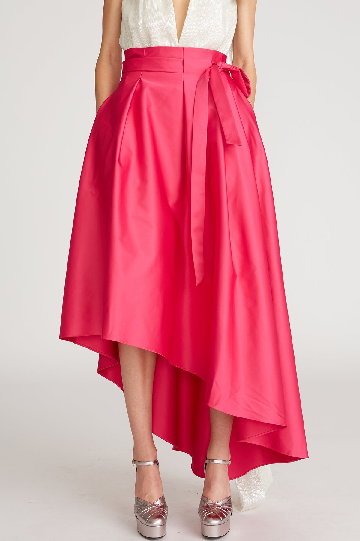 todayful 23ss drape satin skirt | labiela.com