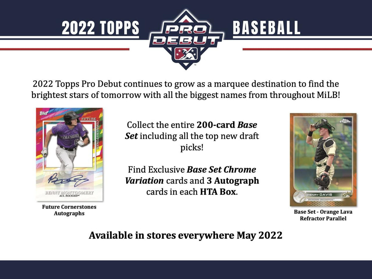 2022 Topps Pro Debut Baseball Jumbo Box Northwest Sportscards