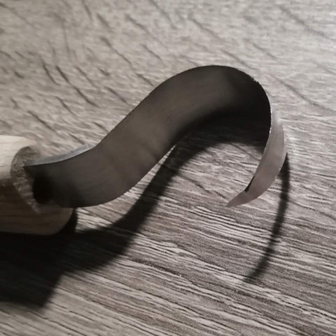spoon carving hook knife