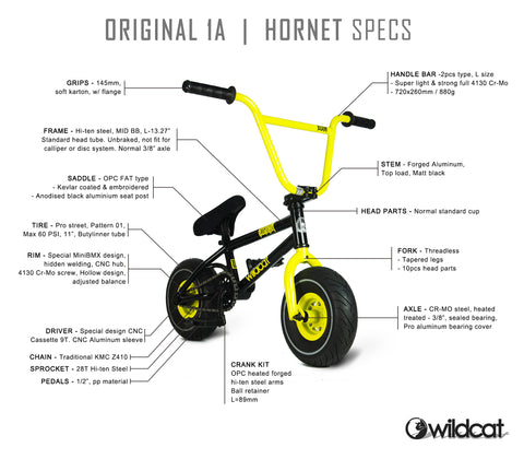 Wildcat Mini BMX Original 1A Hornet