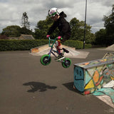 Mitch Hutchinson riding a Wildcat Mini