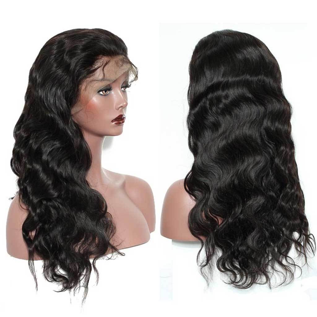 brazilian body wave lace front wig