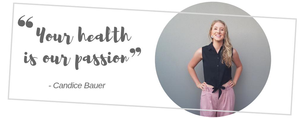 Your health is our passion quote by candice bare by bauer bundaberg