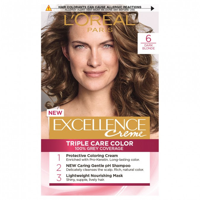 L'Oréal Excellence Crème 6 Light Brown Hair Colour
