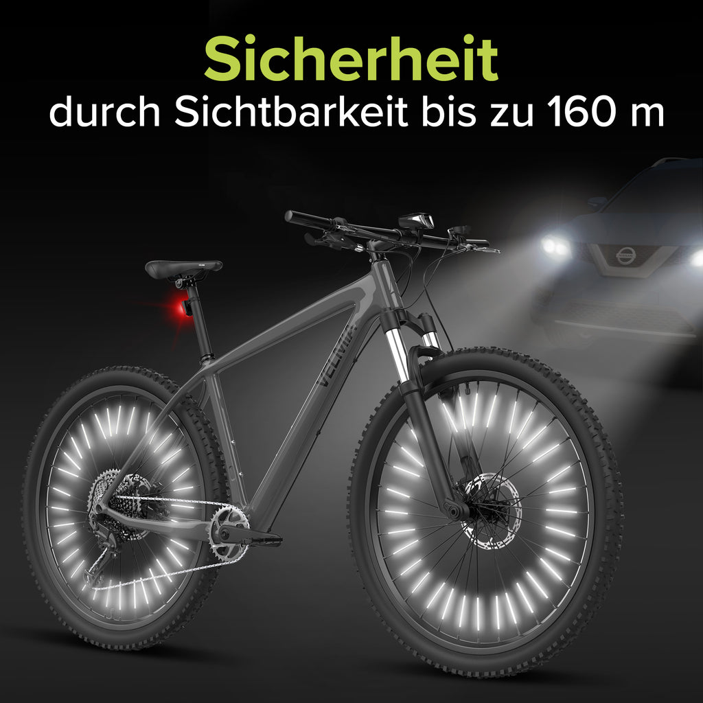 36 Stck Speichenreflektoren Fahrrad Reflektor Sicherheit Bike Nacht Rad Licht DE 