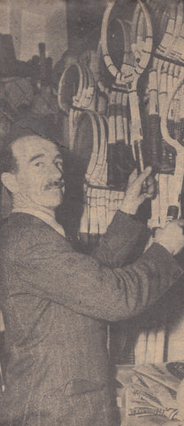 Paddy Padwick in the N.E.Blake & Co. shop in Minster Street, Reading