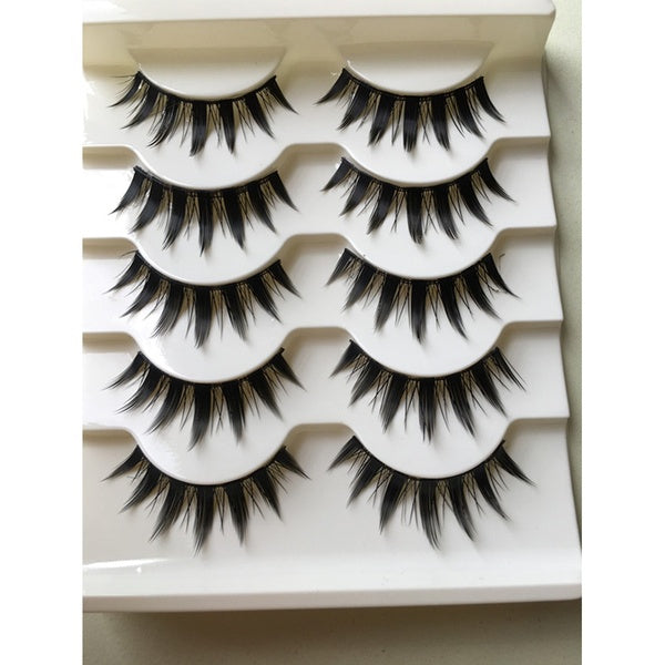 

5 Pairs Natural Thick Fake False Eyelashes (Default Title)