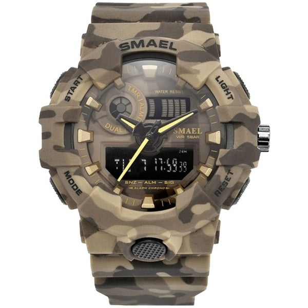 

SMAEL Sport Watches (camo & red)