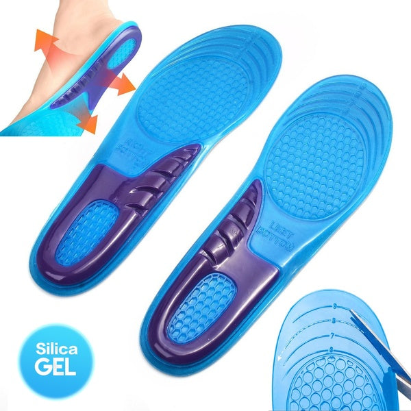 

Silica Gel Orthotic Elastic Insoles Arch Support (M(Size 38-43) / blue)