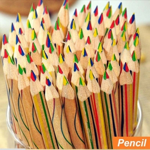 

4-in-1 Rainbow Colored Pencils (10 pcs)