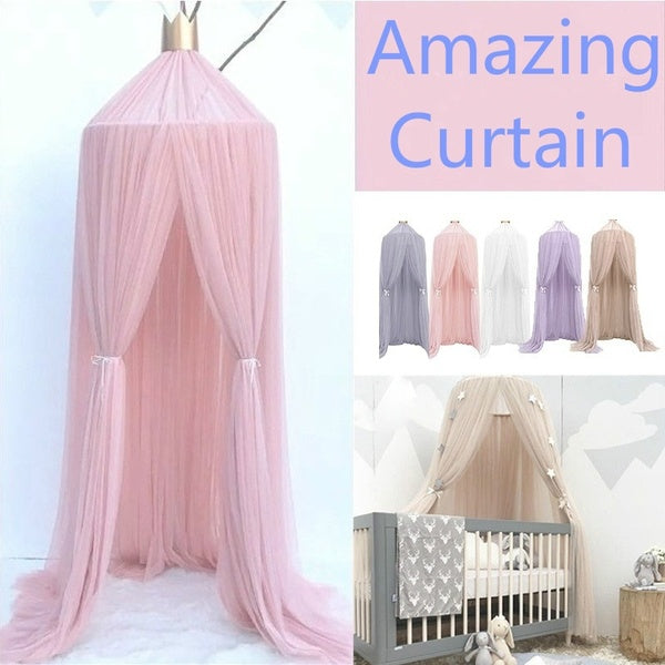 

Children Dome Fantasy Champion Netting Curtains Play Tent (pink)